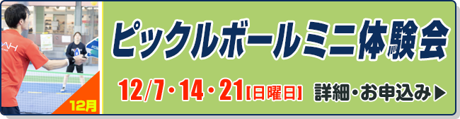 ピックルボールミニ体験会
